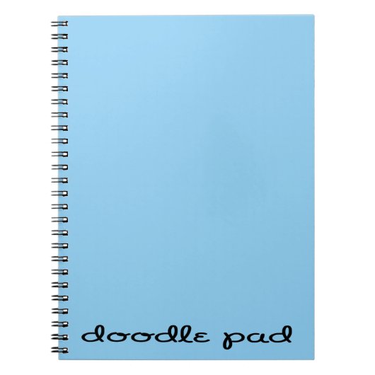 Doodle Pad Blue Notitieboek (Voorkant)