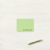 Doodle Pad Green Post-it® Notes (Op bureau)