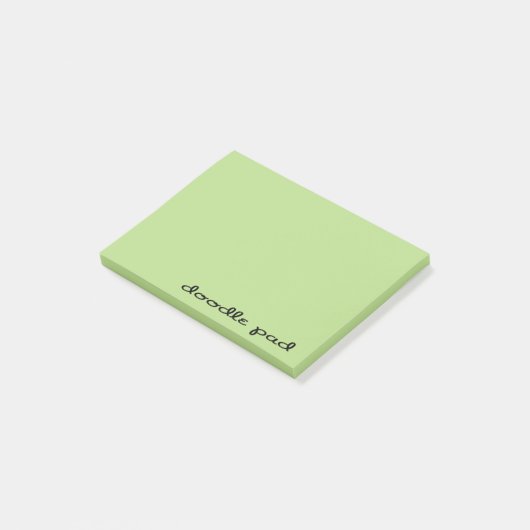 Doodle Pad Green Post-it® Notes (Schuin)