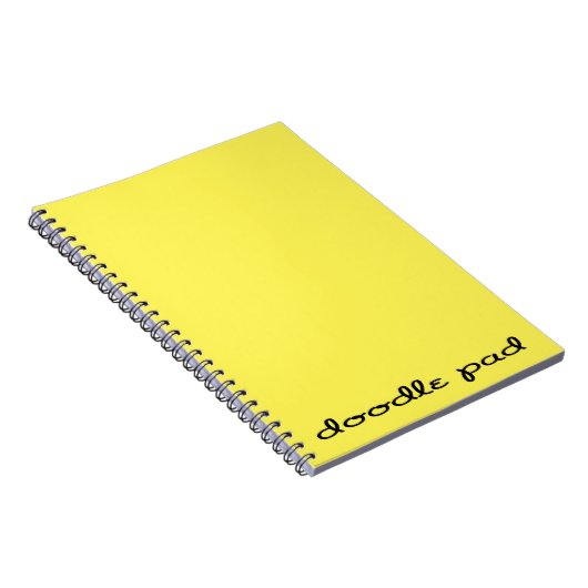 Doodle Pad Yellow Notitieboek (Rechterzijde)