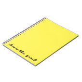 Doodle Pad Yellow Notitieboek (Linkerzijde)