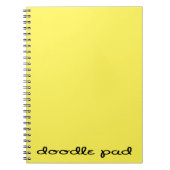 Doodle Pad Yellow Notitieboek (Voorkant)
