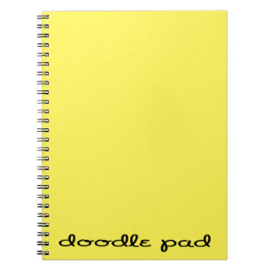 Doodle Pad Yellow Notitieboek