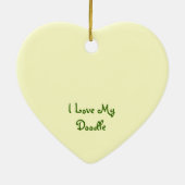 Doodle Painting Heart Ornament (Achterkant)