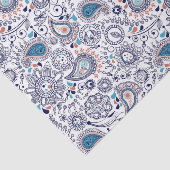 Doodle Paisley Pattern Tissuepapier (Detail)
