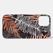 Doodle Palm: Hand-getrokken bladpatroon. Case-Mate iPhone Case (Achterkant (horizontaal))