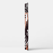 Doodle Palm: Hand-getrokken bladpatroon. Case-Mate iPhone Case (Achterkant / Rechts)