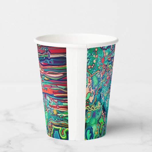 Doodle Papieren Bekers (Rechts)