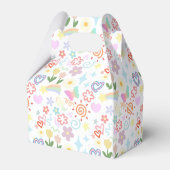 Doodle patroon pastel schaduw bedankdoosjes (Achterkant)