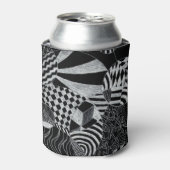 Doodle Pattern Koelbox Blikjeskoeler (Blikje Voorkant)
