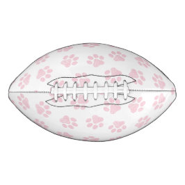 Doodle Paws, Dog Paws, Baby Pink Paws American Football
