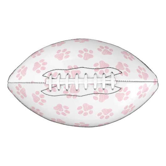 Doodle Paws, Dog Paws, Baby Pink Paws American Football (Voorkant)