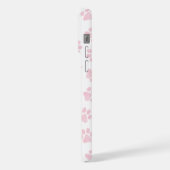Doodle Paws, Dog Paws, Baby Pink Paws iPhone Hoesje (Linkerkant)
