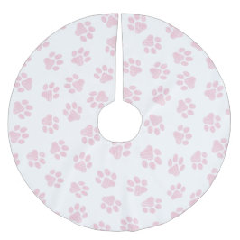 Doodle Paws, Dog Paws, Baby Pink Paws Kerstboom Rok