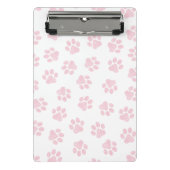 Doodle Paws, Dog Paws, Baby Pink Paws Mini Klembord (Voorkant)