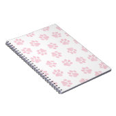Doodle Paws, Dog Paws, Baby Pink Paws Notitieboek (Rechterzijde)