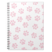 Doodle Paws, Dog Paws, Baby Pink Paws Notitieboek (Voorkant)