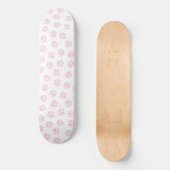 Doodle Paws, Dog Paws, Baby Pink Paws Persoonlijk Skateboard (Voorkant)