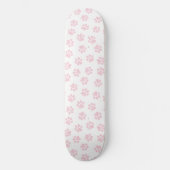 Doodle Paws, Dog Paws, Baby Pink Paws Persoonlijk Skateboard (Voorkant)