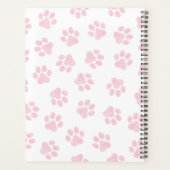 Doodle Paws, Dog Paws, Baby Pink Paws Planner (Achterkant)