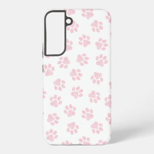 Doodle Paws, Dog Paws, Baby Pink Paws Samsung Galaxy Hoesje