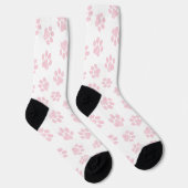 Doodle Paws, Dog Paws, Baby Pink Paws Sokken (Rechts)