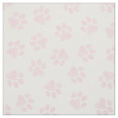 Doodle Paws, Dog Paws, Baby Pink Paws Stof (Swatch)