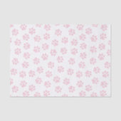 Doodle Paws, Dog Paws, Baby Pink Paws Tissuepapier (Voorkant)