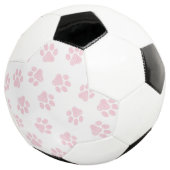 Doodle Paws, Dog Paws, Baby Pink Paws Voetbal (Drie kwart)