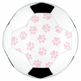 Doodle Paws, Dog Paws, Baby Pink Paws Voetbal