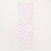 Doodle Paws, Dog Paws, Baby Pink Paws Yogamat (Achterkant)