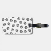 Doodle Paws, Dog Paws, Black Paws Bagagelabel (Achterkant horizontaal)