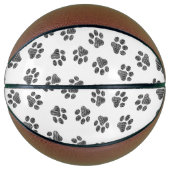 Doodle Paws, Dog Paws, Black Paws Basketbal (Voorkant)