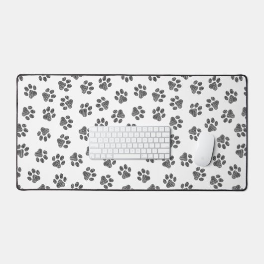 Doodle Paws, Dog Paws, Black Paws Bureaumat (Keyboard & Muis)