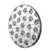 Doodle Paws, Dog Paws, Black Paws Dartbord (Voorkant Rechts)