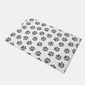 Doodle Paws, Dog Paws, Black Paws Deurmat (Schuin)