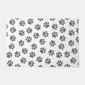Doodle Paws, Dog Paws, Black Paws Deurmat (Voorkant)