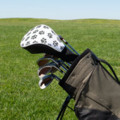 Doodle Paws, Dog Paws, Black Paws Golfheadcover (Insitu)