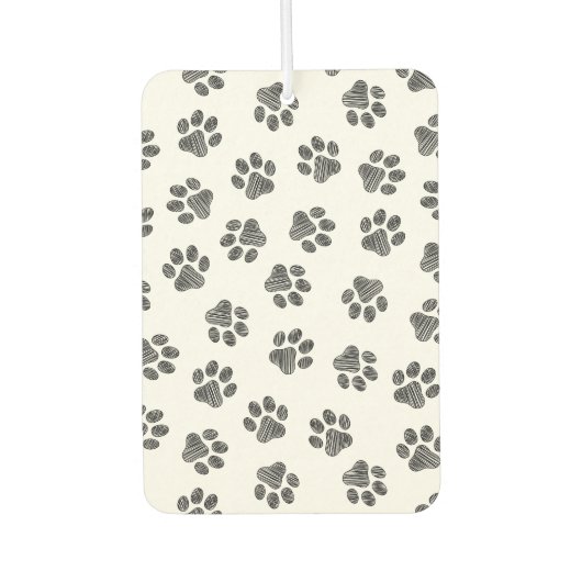 Doodle Paws, Dog Paws, Black Paws Luchtverfrisser (Voorkant)