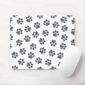 Doodle Paws, Dog Paws, Black Paws Muismat (Met muis)