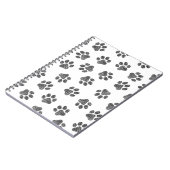 Doodle Paws, Dog Paws, Black Paws Notitieboek (Linkerzijde)