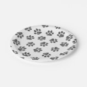 Doodle Paws, Dog Paws, Black Paws Papieren Bordje (Gekanteld)