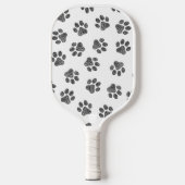 Doodle Paws, Dog Paws, Black Paws Pickleball Paddle (Voorkant)
