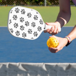 Doodle Paws, Dog Paws, Black Paws Pickleball Paddle