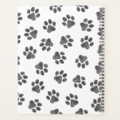 Doodle Paws, Dog Paws, Black Paws Planner (Achterkant)