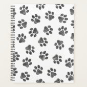 Doodle Paws, Dog Paws, Black Paws Planner (Voorkant)
