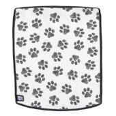 Doodle Paws, Dog Paws, Black Paws Rugtassen (Verwijderbaar gezicht)