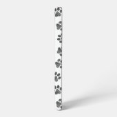 Doodle Paws, Dog Paws, Black Paws Samsung Galaxy Hoesje (Linkerkant)