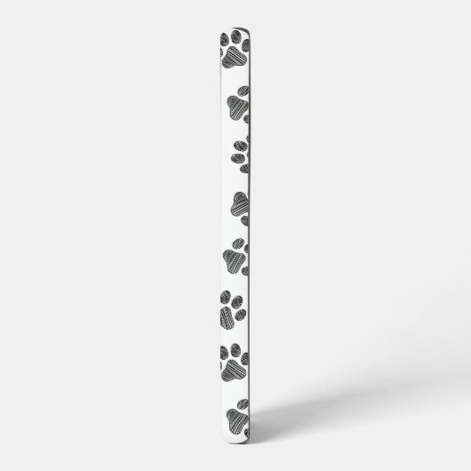 Doodle Paws, Dog Paws, Black Paws Samsung Galaxy Hoesje (Linkerkant)
