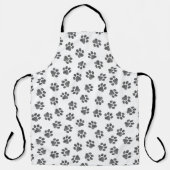 Doodle Paws, Dog Paws, Black Paws Schort (Voorkant)